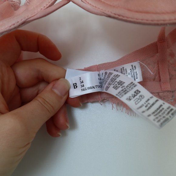 La Perla Blush Lace Balconette Bra (Size 34B) - Picture 6 of 6